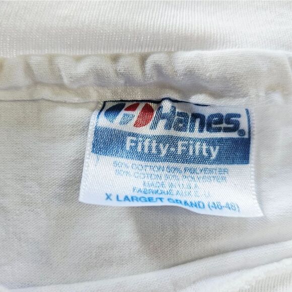 Vintage Great American Race 1993 Hanes Fifty-Fifty Single Stitch Tee Shirt XL - Picture 8 of 10